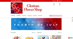 Desktop Screenshot of gloriousflowershop.com